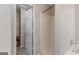 Hall bathroom with a shower and open closet at 1012 Miss Amber Way, Locust Grove, GA 30248