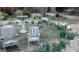 Inviting garden with birdbath, rocking chair, and flowers at 395 Hood Ave, Fayetteville, GA 30214