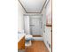 Bathroom featuring a walk-in shower, a tile floor, and window at 370 Merrydale Dr, Fayetteville, GA 30215