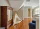 Bonus room with hardwood floors, a pitched ceiling and ample natural light at 140 Horton Creek Trl, Brooks, GA 30205