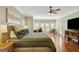 Spacious bedroom with hardwood flooring and neutral color scheme at 140 Horton Creek Trl, Brooks, GA 30205