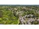 An aerial view of well-maintained townhomes nestled in a lush, green, and thriving neighborhood at 5882 Trent Walk Dr, Lithonia, GA 30038