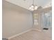 Bright dining room featuring modern light fixture and wood-look floors at 8032 Highland Pkwy, Fairburn, GA 30213