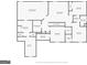 Second floor layout showing bedrooms, bathrooms, laundry room and closets at 1700 Cobblefield Cir, Dacula, GA 30019