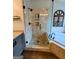 Shower and soaking tub with decorative window at 1581 Shetland Pony Nw Ct, Suwanee, GA 30024