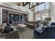 Bright and spacious lobby with exposed brick, comfortable seating and stylish decor at 608 White Cedar Ct, Peachtree City, GA 30269