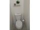 Cozy half-bath with modern decor and stylish accents at 349 Saratoga Pl, Riverdale, GA 30296