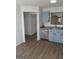Updated kitchen featuring stainless steel appliances, and granite countertops at 349 Saratoga Pl, Riverdale, GA 30296