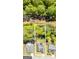 Aerial view showing a property's boundary at 11970 Fairway Overlook, Fayetteville, GA 30215