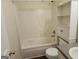 A bathroom with a shower and tub combination at 2337 Carousel Park Dr, Morrow, GA 30260