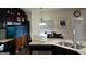 Kitchen featuring a stainless steel sink and black cabinets at 1253 Heartwood Ave, Mcdonough, GA 30253
