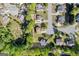 Aerial view of home and approximate property lines in a residential area of Lawrenceville, GA at 1275 Mill Shyre Way, Lawrenceville, GA 30043