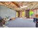 Spacious unfinished basement with access to the backyard at 1275 Mill Shyre Way, Lawrenceville, GA 30043