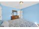 Cozy bedroom with painted walls and a decorative dresser at 1275 Mill Shyre Way, Lawrenceville, GA 30043