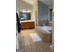 Relaxing bathroom featuring a soaking tub with tile surround at 514 Augusta Dr, Canton, GA 30115