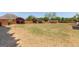 Large backyard featuring a well-maintained lawn, complemented by privacy fence and landscaping at 130 Gillson Dr, Mcdonough, GA 30253
