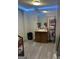 Bathroom with vanity, mirror, and storage rack at 3143 S West St, Covington, GA 30014
