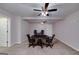 Finished basement with a game table, carpet, and ceiling fans at 330 Noah Pl, Mcdonough, GA 30252