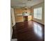 Spacious bedroom with hardwood floors and built in shelving and cabinets at 5114 Verbena Nw Dr, Acworth, GA 30102