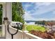 Outdoor porch with a telescope to enjoy lake and golf course views at 513 Viridian Vw, Peachtree City, GA 30269