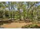 Spacious backyard featuring mature trees, offering ample shade and a serene outdoor environment at 1326 Harmony Grove Church Rd, Auburn, GA 30011
