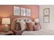 Charming bedroom featuring unicorn wall art, and cozy decorative pillows at 350 Friendship Oak Way, Hampton, GA 30228