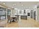 Spacious open-concept kitchen dining area with modern finishes at 202 Firefly Ct, Peachtree City, GA 30269