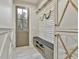 Mudroom with bench, storage and decor at 202 Firefly Ct, Peachtree City, GA 30269