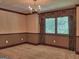 Bedroom with a window and classic wallpaper at 101 Glen Eagle Way, Mcdonough, GA 30253