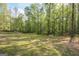 The lawn of the property is large and shaded, surrounded by large mature trees at 120 Trisha Ln, Grantville, GA 30220