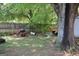 Wide open backyard with mature trees offers plenty of space for outdoor activities at 4793 Davenport Nw Trce, Acworth, GA 30101
