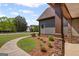 Inviting exterior features a landscaped yard with a walkway leading to the home at 189 Willowleaf Way, Sharpsburg, GA 30277