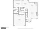 Detailed floor plan of the home's main level with labeled rooms and dimensions at 65 Hill Top Cir, Grantville, GA 30220
