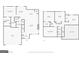 Full home floor plans displaying labelled rooms and dimension measurements on each level at 65 Hill Top Cir, Grantville, GA 30220