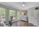 Bright office space with beautiful views, custom storage, and hardwood floors at 100 Ashland Trl, Tyrone, GA 30290