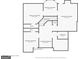 Finished basement floor plan highlighting multiple finished rooms, a bathroom, and closet space at 325 Elderberry Trl, Fayetteville, GA 30214