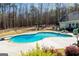 Serene in-ground pool nestled in a private backyard oasis, perfect for relaxation and enjoying the outdoors at 109 Lighthorse Blvd, Mcdonough, GA 30252