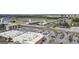Aerial view of a business district including buildings and roads at 3378 La Vista, Hapeville, GA 30354