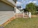 A view of a small back deck on the home, with the backyard visible at 1028 Field View Dr, Mcdonough, GA 30253