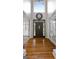 Bright, two-story foyer with hardwood floors, grand windows and classic architectural details at 216 Southwick Ln, Peachtree City, GA 30269