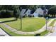 Corner lot with lush lawn and landscaped front yard at 200 Kensington Trce, Stockbridge, GA 30281