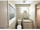Bathroom offers a tile shower and updated granite vanity at 2099 Yucca Dr, Decatur, GA 30032