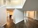 Open floor plan showcasing beautiful floors and staircase to the second floor at 2578 Lavender Ct, Decatur, GA 30034