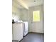 This laundry room features modern appliances and direct access to the backyard at 11755 Highway 36, Covington, GA 30014