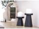 Modern farmhouse decor with black candle sticks, white candles, and book at 185 Wadley Nw St, Atlanta, GA 30314