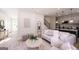 Open-concept living room featuring modern decor, a cozy seating arrangement and a staircase at 185 Wadley Nw St, Atlanta, GA 30314