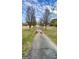 Long driveway leads to the home, framed by trees at 2450 Highway 155 N, Mcdonough, GA 30252