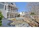 The backyard shows a hot tub, a patio, and a screened porch with the house in the background at 319 Corrigan Trce, Peachtree City, GA 30269