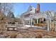 Backyard featuring a pergola swing, patio and view of the home's exterior at 319 Corrigan Trce, Peachtree City, GA 30269
