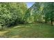 Lush backyard with dense trees, creating a private and peaceful outdoor space perfect for nature lovers at 1256 Horsley Mill Rd, Carrollton, GA 30116